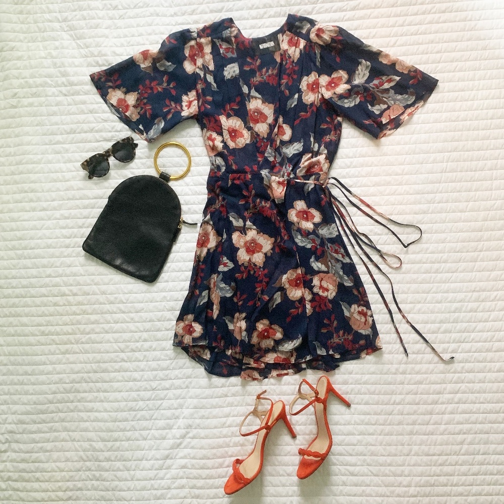 Reformation Guava Mini Dress